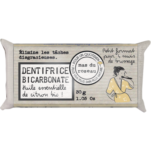 Dentifrice solide au Bicarbonate – Élimine les tâches disgracieuses