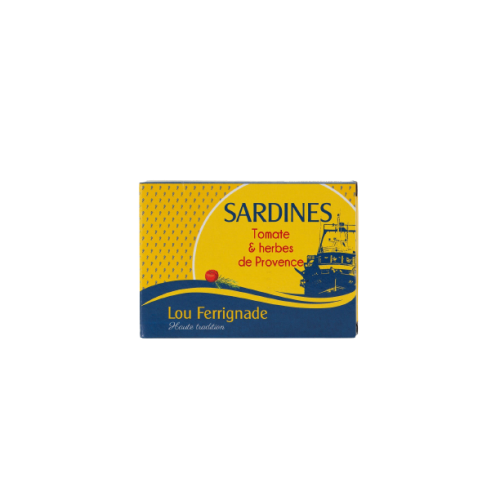 SARDINES À L&#039;HUILE DE TOURNESOL - LOU FERRIGNADE - 115 G