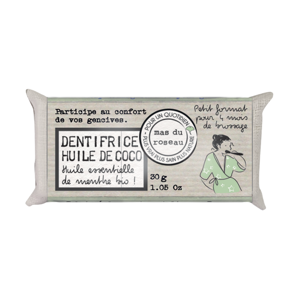 Dentifrice solide à l’Huile de Coco – Participe au confort de vos gencives