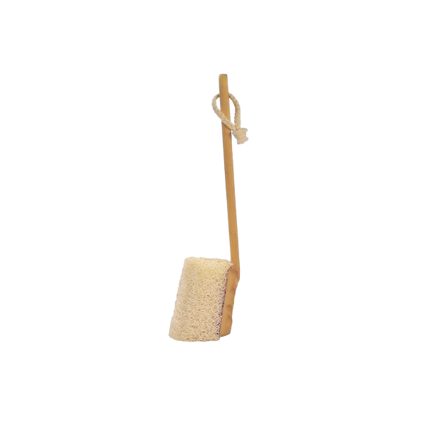 Brosse loofa avec manche démontable