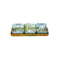 Lot de 3 boites métal savon 100g
